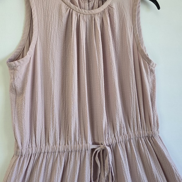 Calvin Klein Sleeveless Tiered Midi Dress - Light Purple - Picture 3 of 8